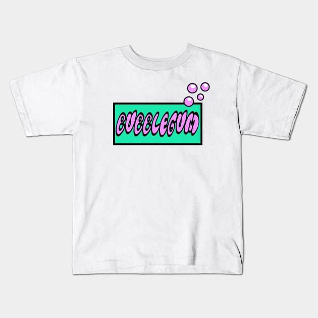 bubblegum vaporwave pop Kids T-Shirt by Simonpeters98